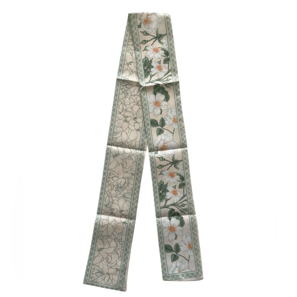 Floral Patterned Bag Scarf - Picture 4 of 4